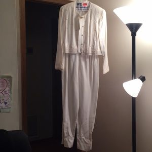 Vintage Cream Jumpsuit